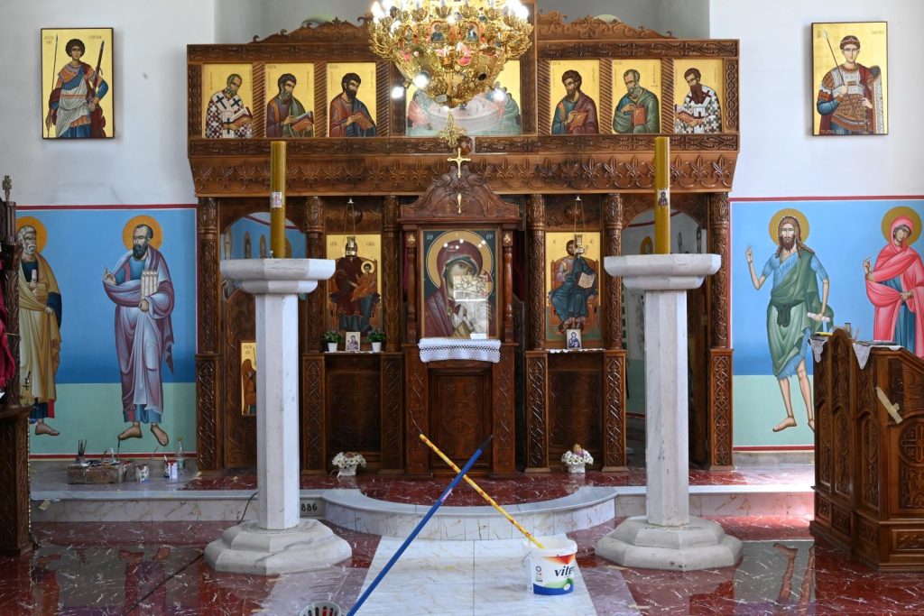 Настављају се радови на уређењу Храма Светог великомученика Георгија у Трнову